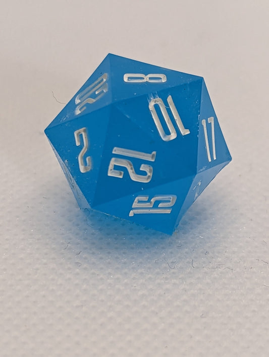 Hand made Dice Set - Glacier